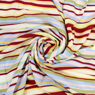 CREAMSICLE STRIPED RAYON