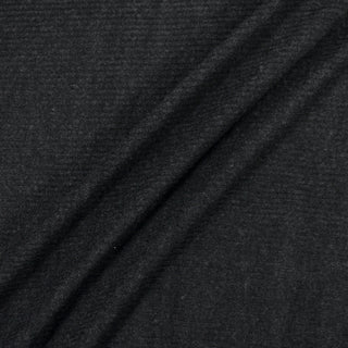 three lines draped of a heathered 2X2 rib jersey