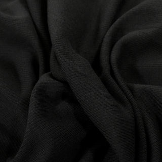WASHED BLACK 2X2 RIB JERSEY