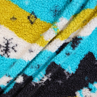 WINTRY LANDSCAPE FAUX SHERPA