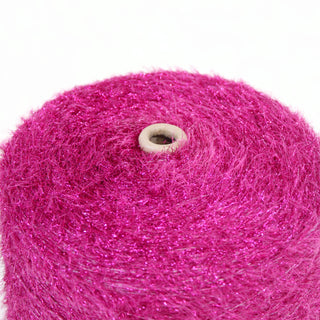 SPARKLE MAGENTA EYELASH YARN