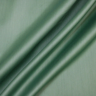 three lines draped of a spearmint bengaline fabric.