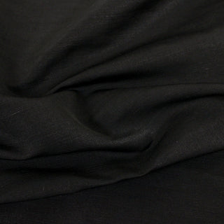 1 YARD BLACK STRETCH-SHANTUNG