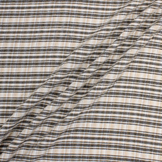PLAID TWILL CRINKLE GAUZE