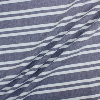 DOUBLE-STRIPE CHAMBRAY