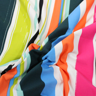 3 YARDS STRIPED SPANDEX