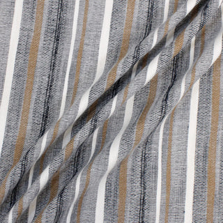 NEUTRAL WOVEN MULTI-STRIPE
