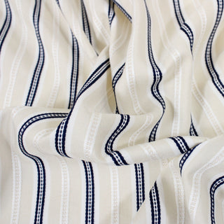 4 YARDS TEXTURE-WOVEN STRIPES