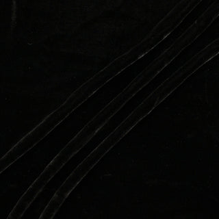 4 YARDS BLACK VELVET