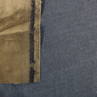 VELVET-BACKED STRETCH DENIM