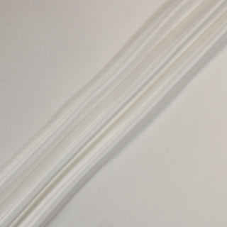 Three lines draped of a white charmeuse fabric.