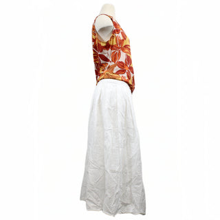WHITE EYELET SKIRT
