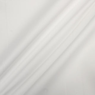 three diagonal lines draped of a white twill fabric