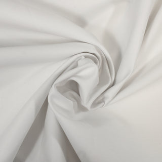 swirl of a white twill fabric