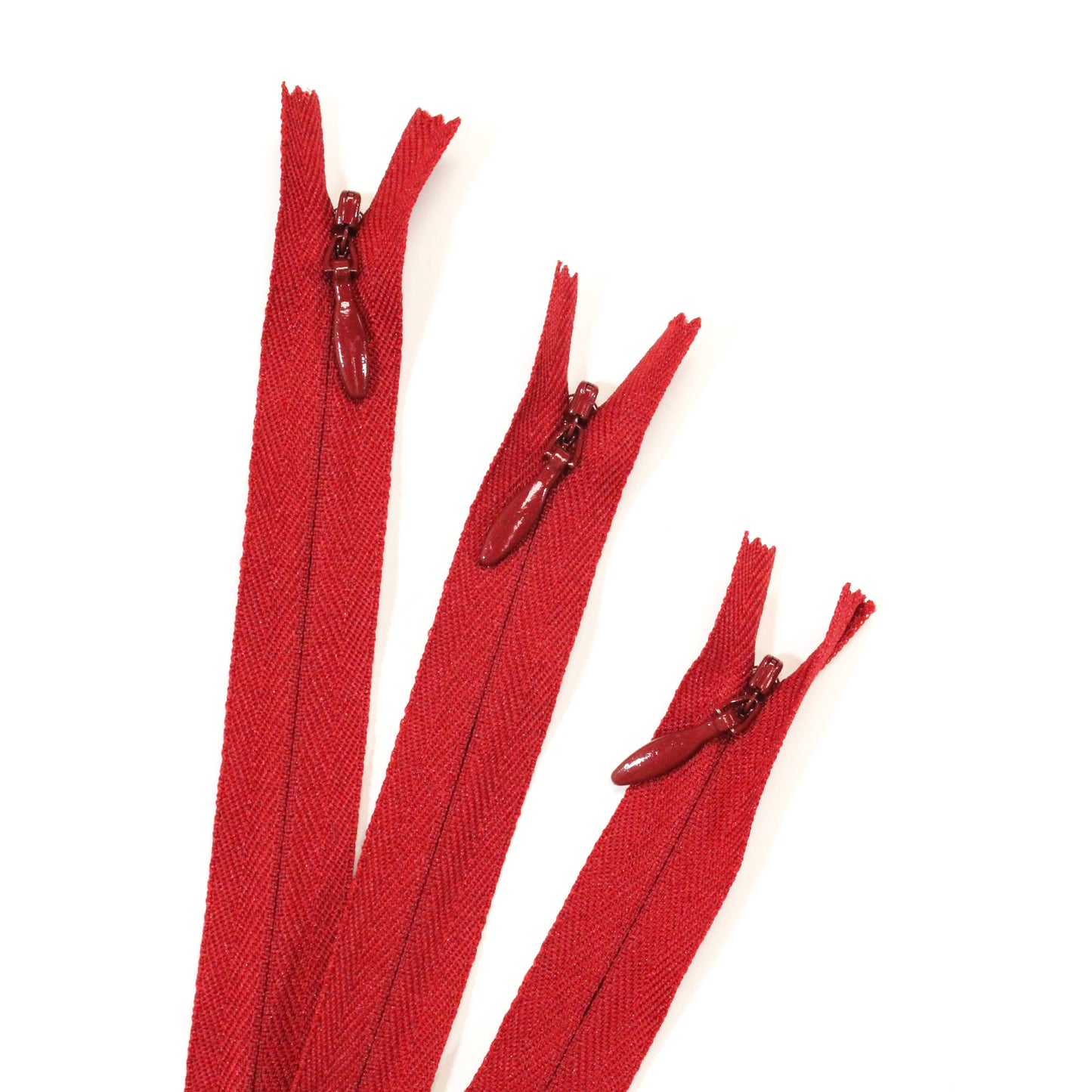 FIRE ENGINE INVISIBLE ZIPPER (5 SIZES)